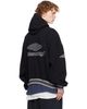 Balenciaga Balenciaga Black 3B Football Polo Hoodie - 3