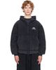Balenciaga Balenciaga Black 3B Sports Icon Inside-Out Zip-Up Hoodie - 1