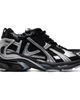 Balenciaga Balenciaga Black & Silver Runner Sneakers - 1