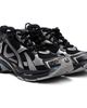 Balenciaga Balenciaga Black & Silver Runner Sneakers - 4