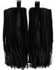 Balenciaga Balenciaga Black Avenue Fringe Boots - 2