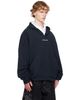 Balenciaga Balenciaga Black 'Balenciaga' Back Polo Hoodie - 2