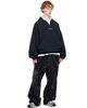 Balenciaga Balenciaga Black 'Balenciaga' Back Polo Hoodie - 4
