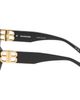 Balenciaga Balenciaga Black BB Square Sunglasses - 3