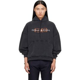 Balenciaga Balenciaga Black BB Stencil Hoodie