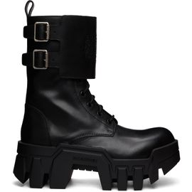 Balenciaga Balenciaga Black Bulldozer Combat Boots