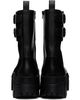 Balenciaga Balenciaga Black Bulldozer Combat Boots - 2