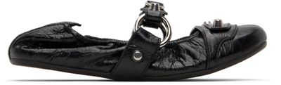 Balenciaga Balenciaga Black City Ballerina Flats