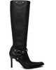 Balenciaga Balenciaga Black City Harness Tall Boots - 1