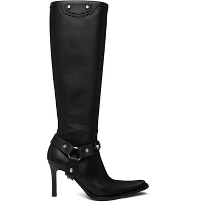 Balenciaga Balenciaga Black City Harness Tall Boots
