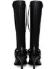 Balenciaga Balenciaga Black City Harness Tall Boots - 2