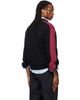 Balenciaga Balenciaga Black Cotton Logo Sleeve Knit Stripe Sweater - 3