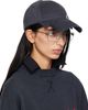 Balenciaga Balenciaga Black Cursive Logo Cap - 2