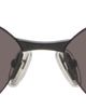 Balenciaga Balenciaga Black Engraved-Logo Sunglasses - 1