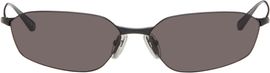 Balenciaga Balenciaga Black Engraved-Logo Sunglasses