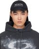 Balenciaga Balenciaga Black Faded Cotton Drill Cap - 1
