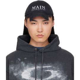 Balenciaga Balenciaga Black Faded Cotton Drill Cap