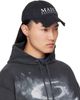 Balenciaga Balenciaga Black Faded Cotton Drill Cap - 2