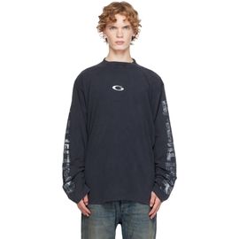 Balenciaga Balenciaga Black Faded Washed Loop T-shirt