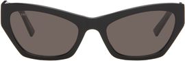 Balenciaga Balenciaga Black Flat Text Cateye Sunglasses