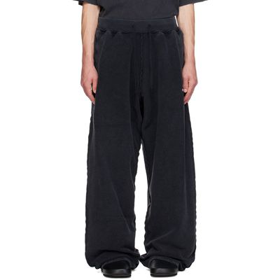 Balenciaga Balenciaga Black Fleece Oversized Sweatpants