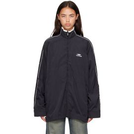 Balenciaga Balenciaga Black Fluid Peachy Track Jacket