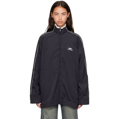 Balenciaga Balenciaga Black Fluid Peachy Track Jacket