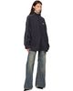 Balenciaga Balenciaga Black Fluid Peachy Track Jacket - 4