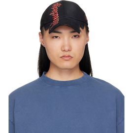 Balenciaga Balenciaga Black Gothic Placement No Closure Cap