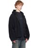 Balenciaga Balenciaga Black Hooded Zip-Up Jacket - 2
