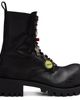 Balenciaga Balenciaga Black Hummer Laceup Boots - 1