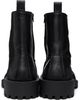 Balenciaga Balenciaga Black Hummer Laceup Boots - 2