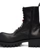 Balenciaga Balenciaga Black Hummer Laceup Boots - 3