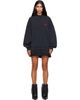 Balenciaga Balenciaga Black Hybrid Laurel Dry Molleton Minidress - 1