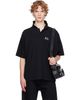 Balenciaga Balenciaga Black Laurel Classic Regular Polo - 1