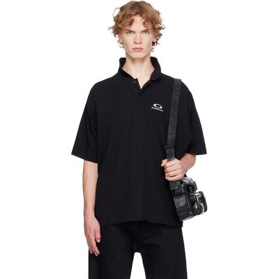 Balenciaga Balenciaga Black Laurel Classic Regular Polo
