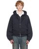 Balenciaga Balenciaga Black Layered Zip-Up Hoodie - 1