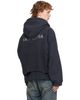 Balenciaga Balenciaga Black Layered Zip-Up Hoodie - 3