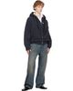 Balenciaga Balenciaga Black Layered Zip-Up Hoodie - 4