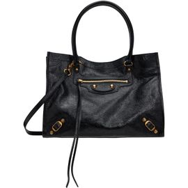 Balenciaga Balenciaga Black 'Le City' Arena Lamb S Tote