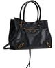 Balenciaga Balenciaga Black 'Le City' Arena Lamb S Tote - 2