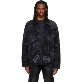 Balenciaga Balenciaga Black Oversized Denim Jacket
