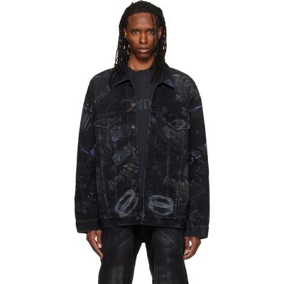 Balenciaga Balenciaga Black Oversized Denim Jacket