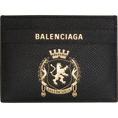 Balenciaga Balenciaga Black Passport Card Holder