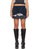 Balenciaga Balenciaga Black Patched Cargo Mini Skirt - 1