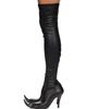 Balenciaga Balenciaga Black Poulaine Tall Boots - 3