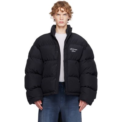 Balenciaga Balenciaga Black Puffer Down Jacket