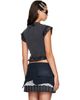 Balenciaga Balenciaga Black Ruffle T-shirt - 3