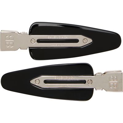 Balenciaga Balenciaga Black Salon 'BB' Clip Set