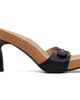 Balenciaga Balenciaga Black Scholl Edition Calfskin Heeled Sandals - 1